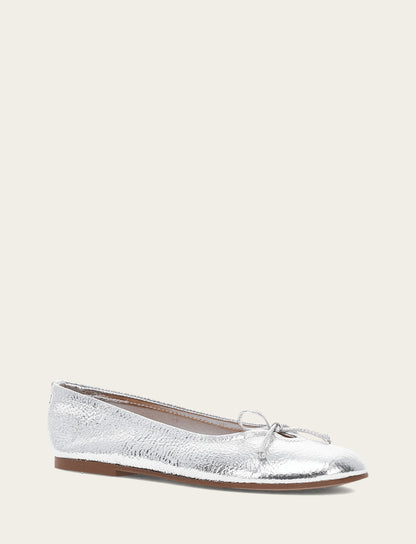 Frye Smart Buy - Women's Silver Emma Ballet Shoe