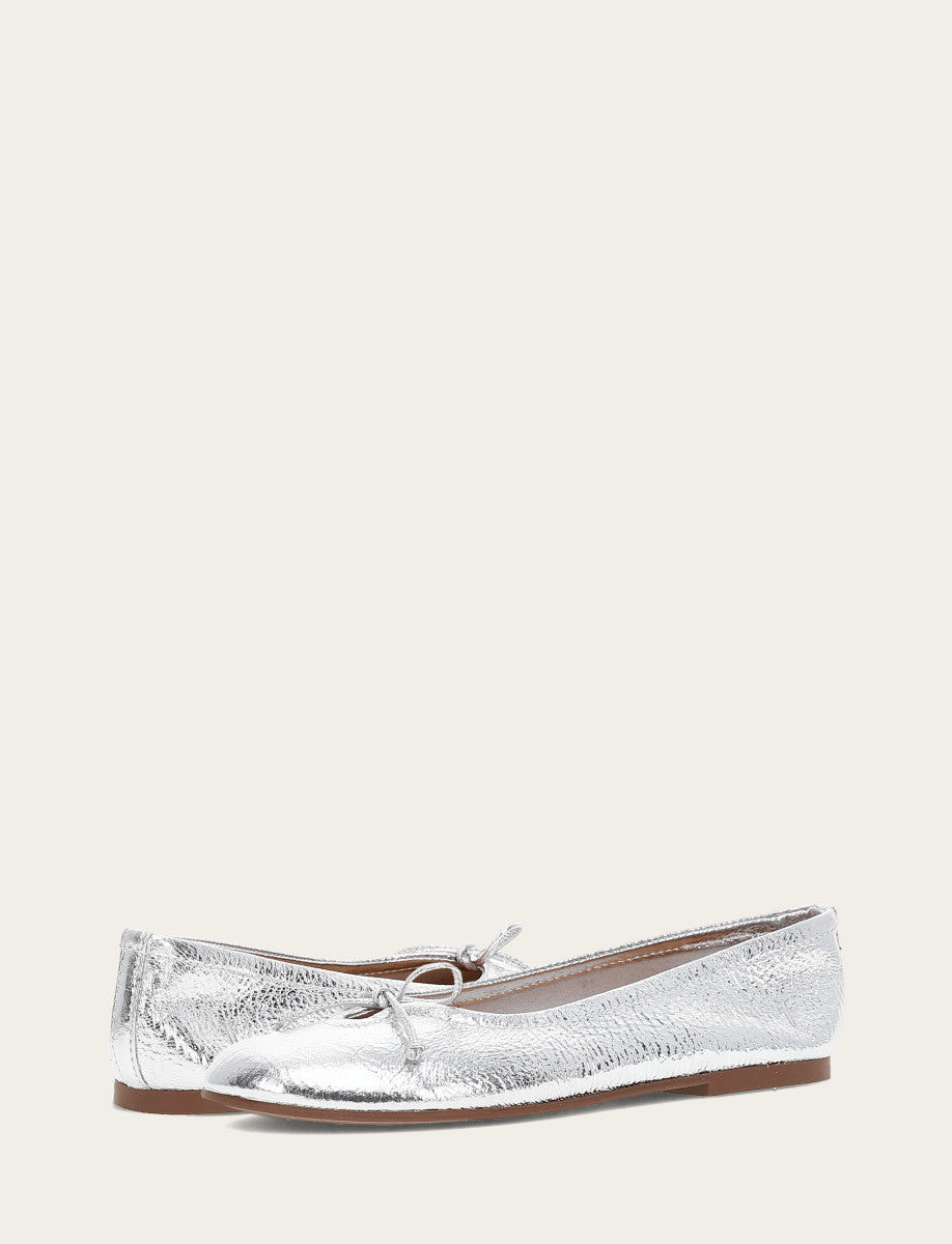 Frye Smart Buy - Women's Silver Emma Ballet Shoe