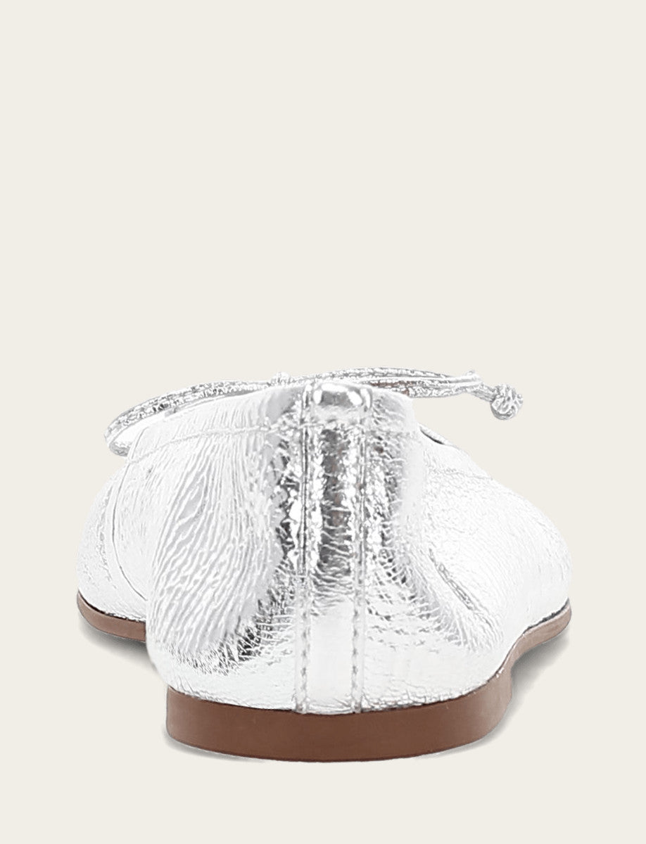 Frye Smart Buy - Women's Silver Emma Ballet Shoe