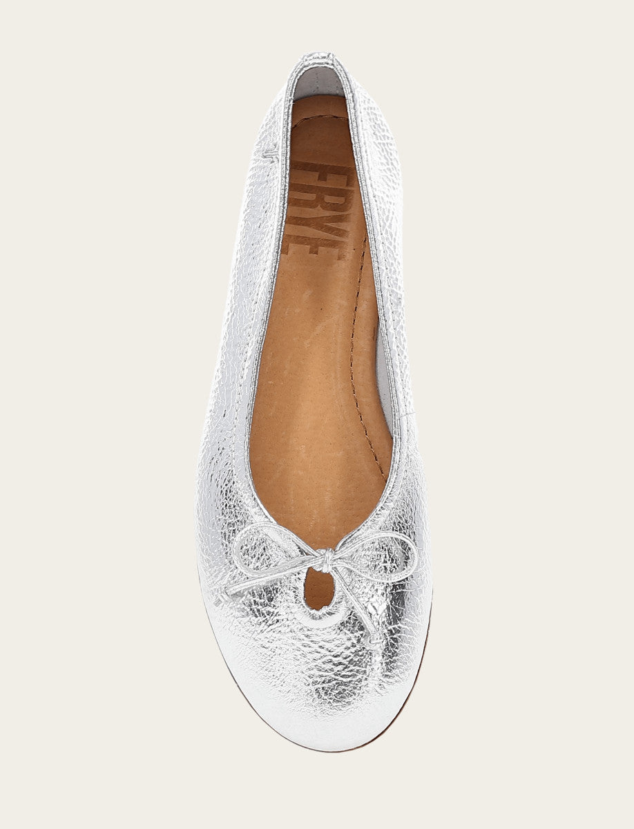 Frye Smart Buy - Women's Silver Emma Ballet Shoe