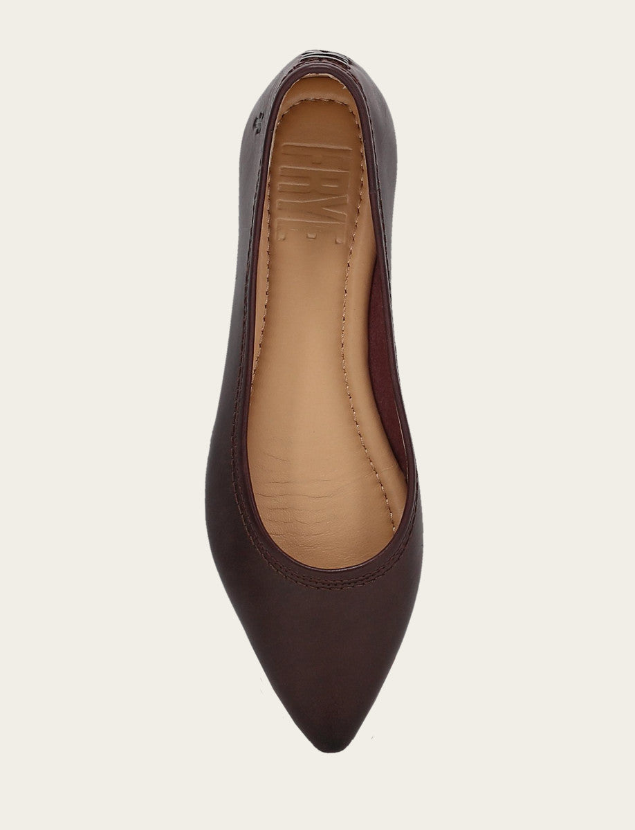 Frye Top Pick - Women's Cherry Lacquer Heather Ballet Shoe