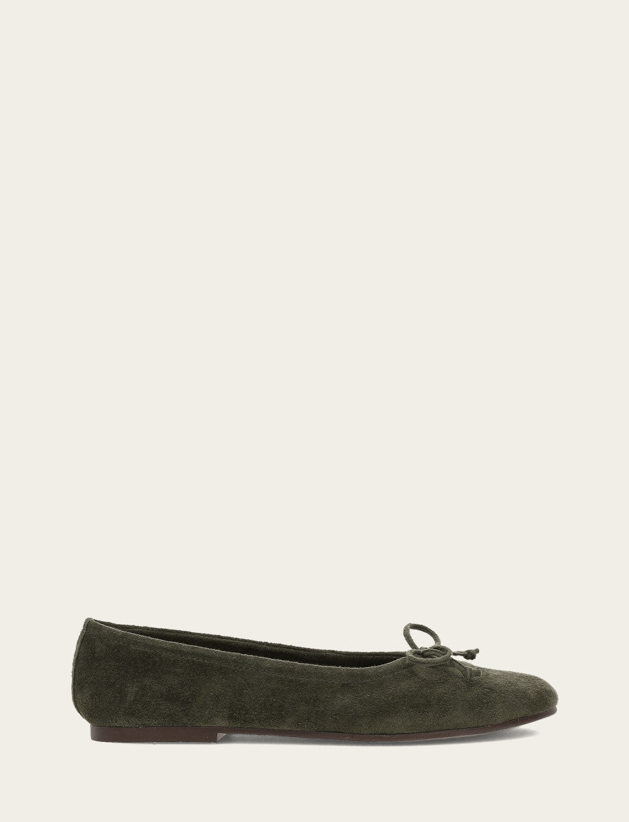 Frye Latest - Women's Dark Olive Emma Ballet Shoe