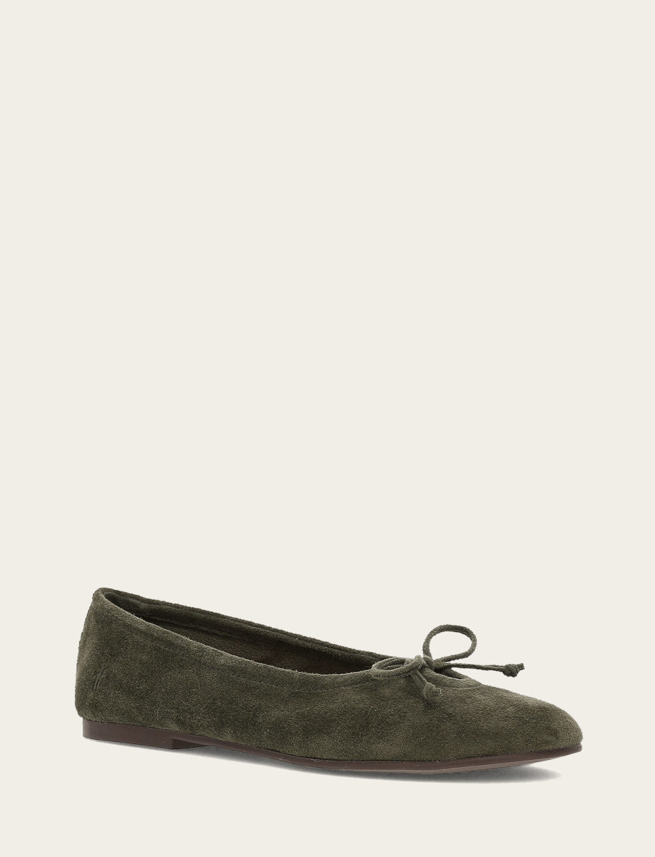 Frye Latest - Women's Dark Olive Emma Ballet Shoe