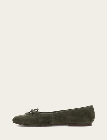 Frye Latest - Women's Dark Olive Emma Ballet Shoe
