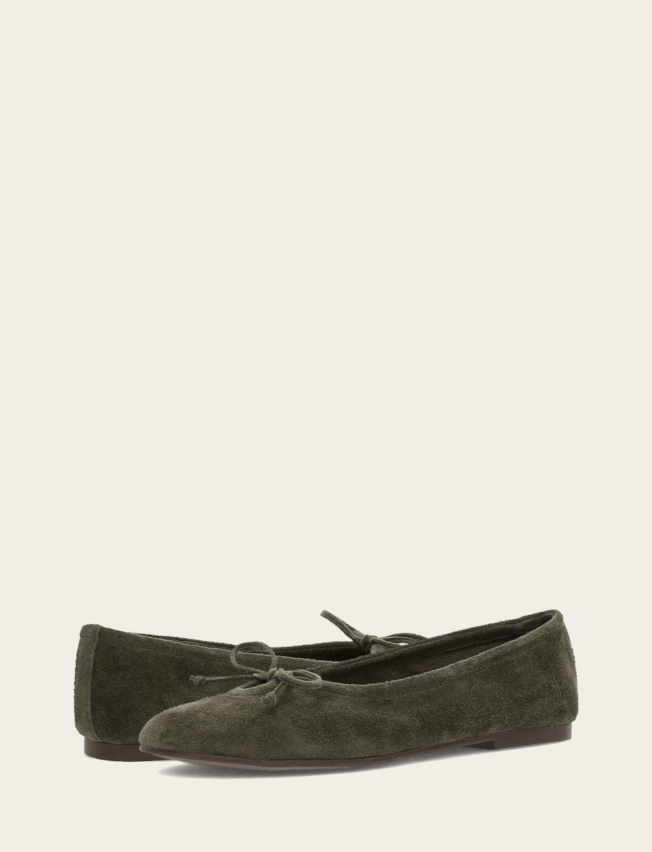Frye Latest - Women's Dark Olive Emma Ballet Shoe