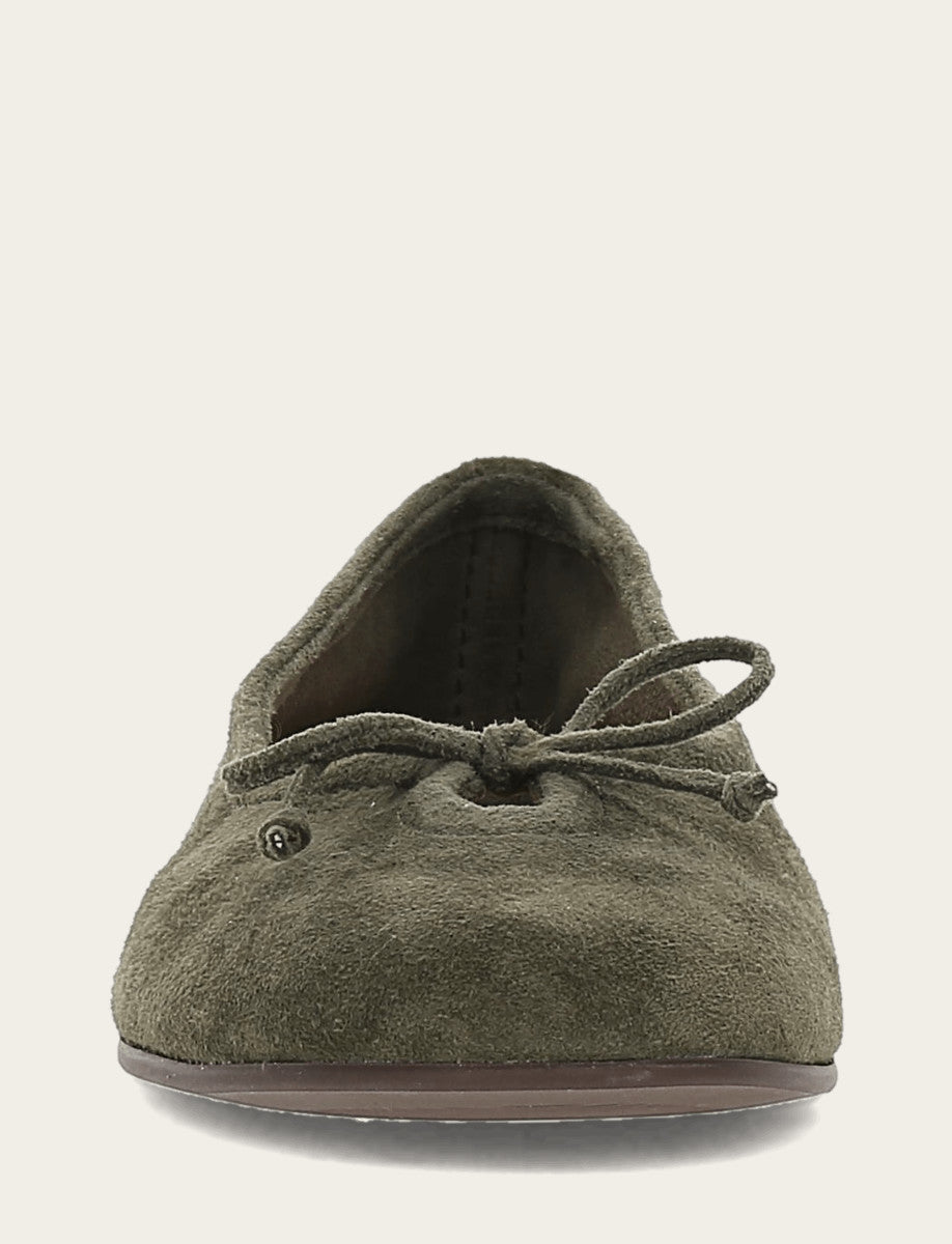 Frye Latest - Women's Dark Olive Emma Ballet Shoe