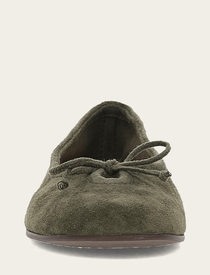 Frye Latest - Women's Dark Olive Emma Ballet Shoe