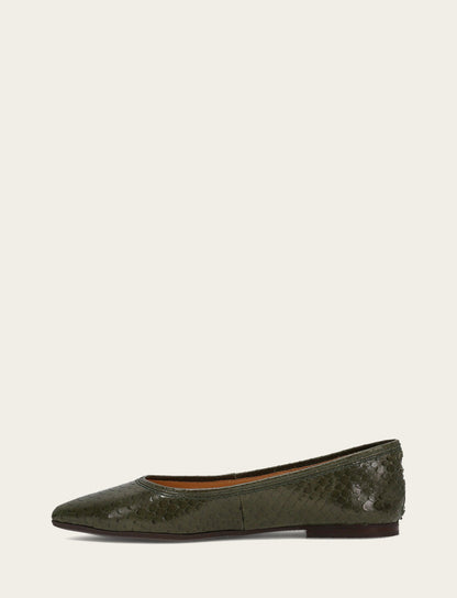 Frye Deals - Women's Dark Olive Heather Ballet Shoe