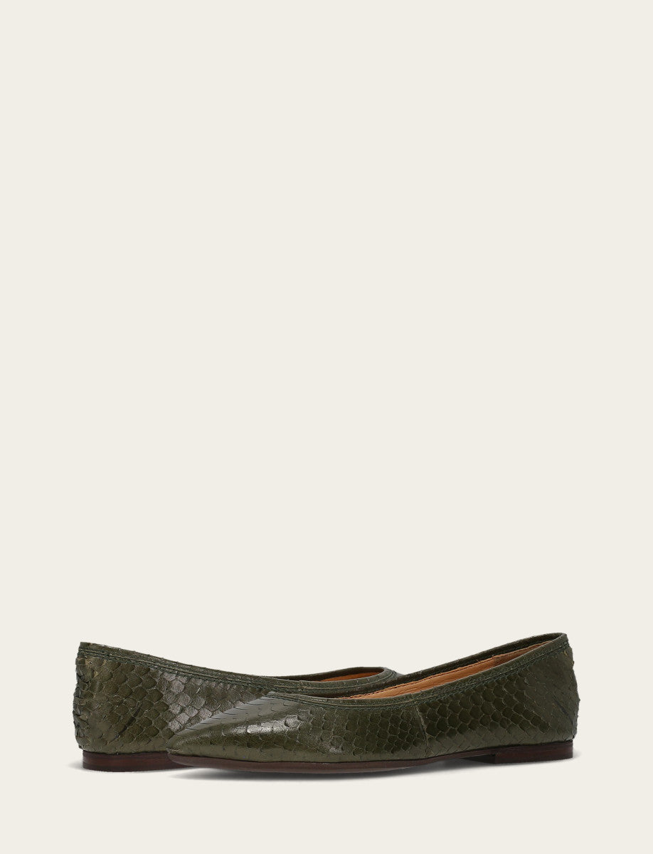Frye Deals - Women's Dark Olive Heather Ballet Shoe