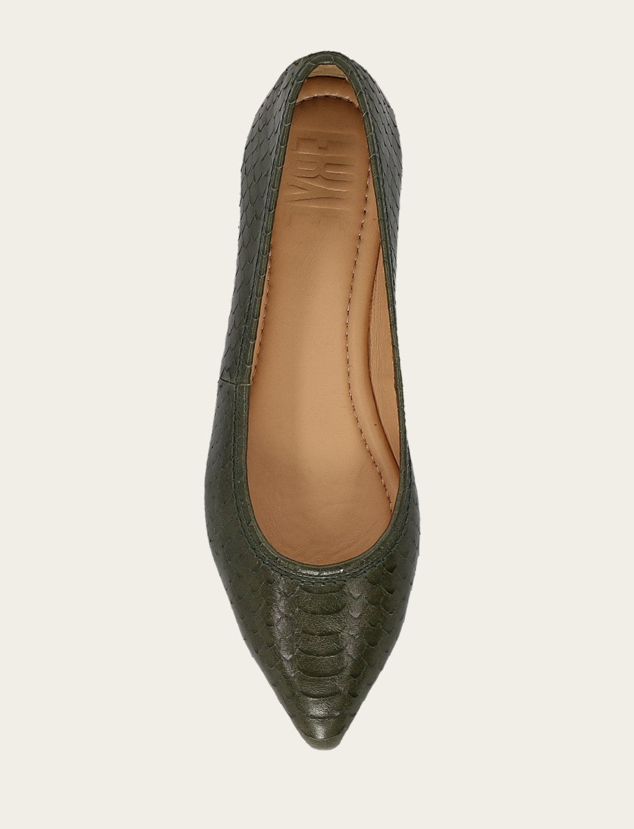 Frye Deals - Women's Dark Olive Heather Ballet Shoe