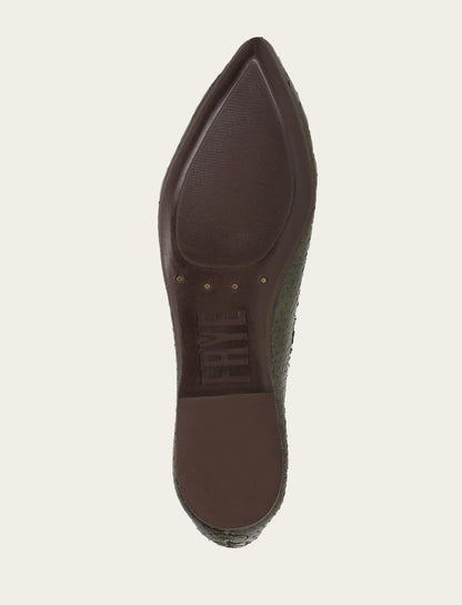 Frye Deals - Women's Dark Olive Heather Ballet Shoe