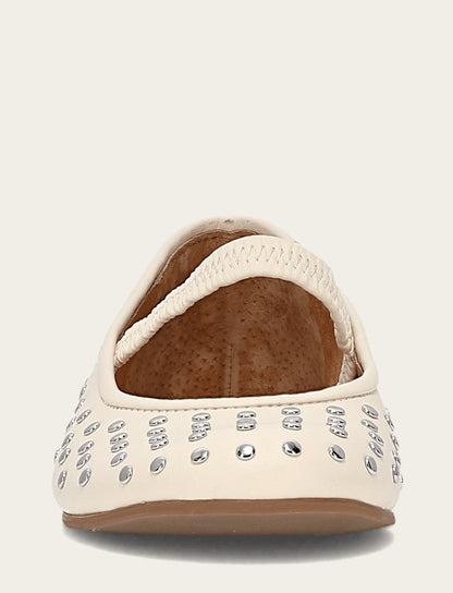 Frye Great Value - Women's Ecru Emma Studded Mary Jane Shoe