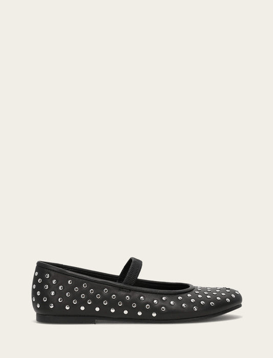 Frye Signature - Women's Black Emma Studded Mary Jane Shoe