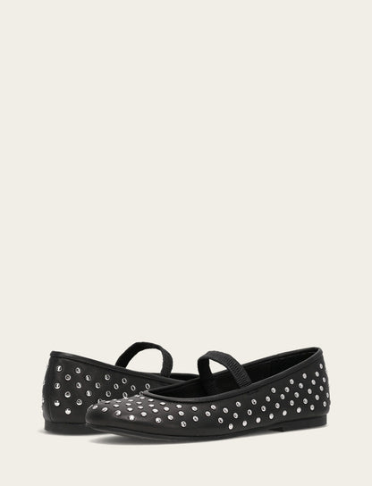 Frye Signature - Women's Black Emma Studded Mary Jane Shoe