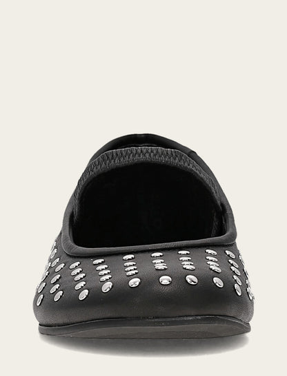 Frye Signature - Women's Black Emma Studded Mary Jane Shoe