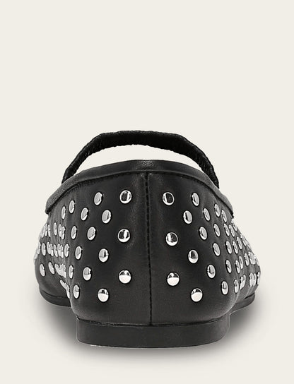 Frye Signature - Women's Black Emma Studded Mary Jane Shoe
