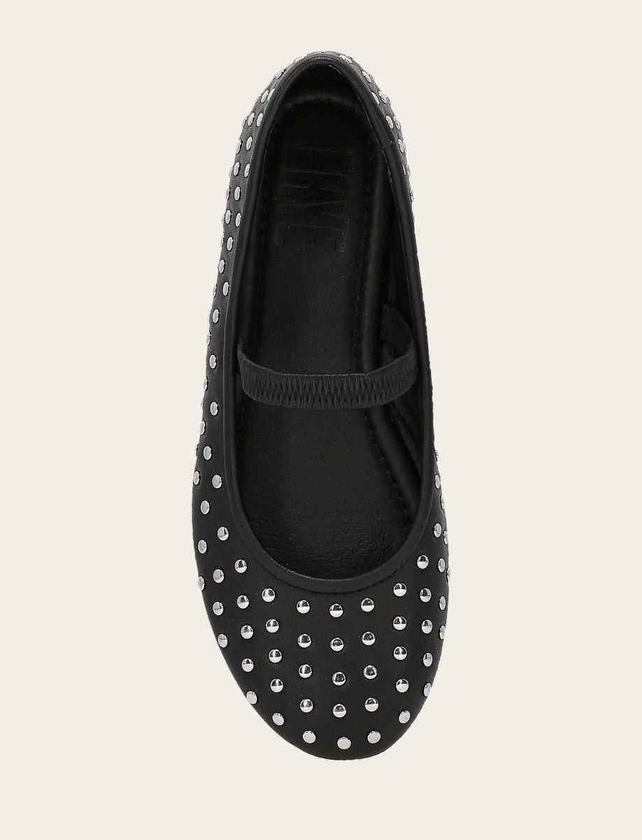 Frye Signature - Women's Black Emma Studded Mary Jane Shoe