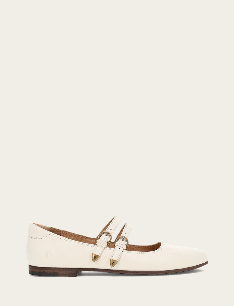 Frye Recommended - Women's Ecru Carson Multi Mary Jane Shoe