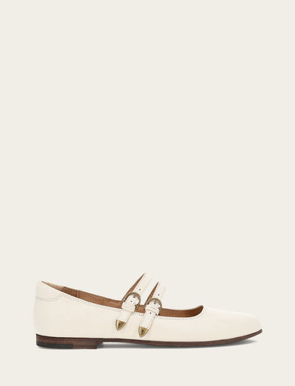 Frye Recommended - Women's Ecru Carson Multi Mary Jane Shoe