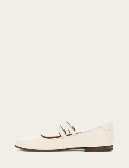 Frye Recommended - Women's Ecru Carson Multi Mary Jane Shoe