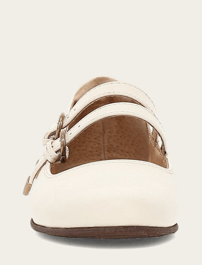 Frye Recommended - Women's Ecru Carson Multi Mary Jane Shoe
