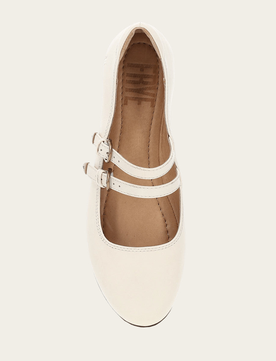 Frye Recommended - Women's Ecru Carson Multi Mary Jane Shoe