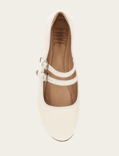 Frye Recommended - Women's Ecru Carson Multi Mary Jane Shoe