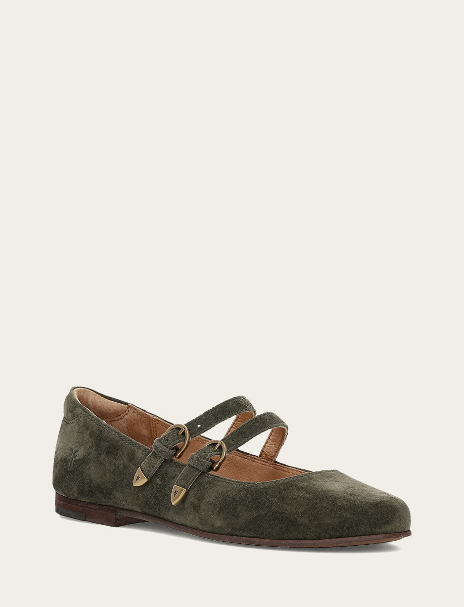 Frye Trending - Women's Dark Olive Carson Multi Mary Jane Shoe