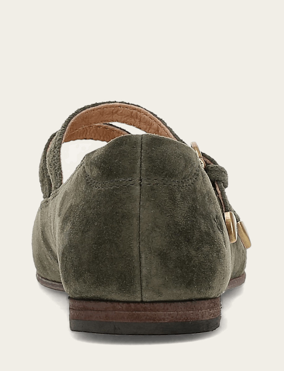 Frye Trending - Women's Dark Olive Carson Multi Mary Jane Shoe