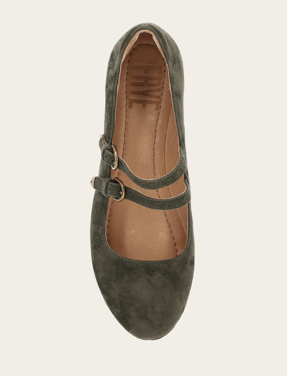 Frye Trending - Women's Dark Olive Carson Multi Mary Jane Shoe