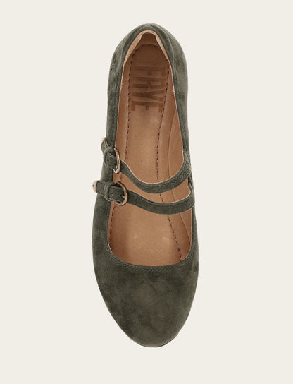 Frye Trending - Women's Dark Olive Carson Multi Mary Jane Shoe