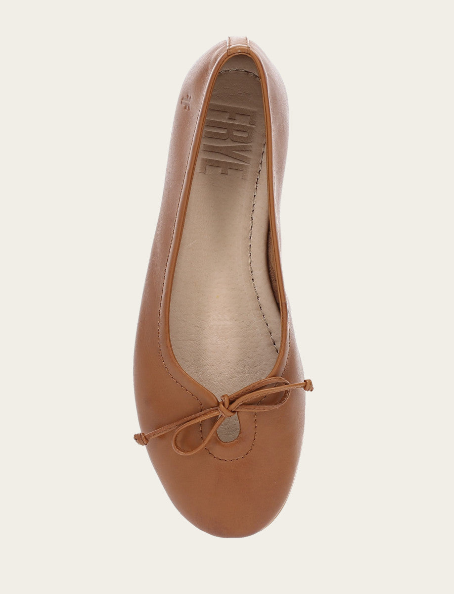 Frye Deals - Women's Dark Latte Emma Ballet Flats