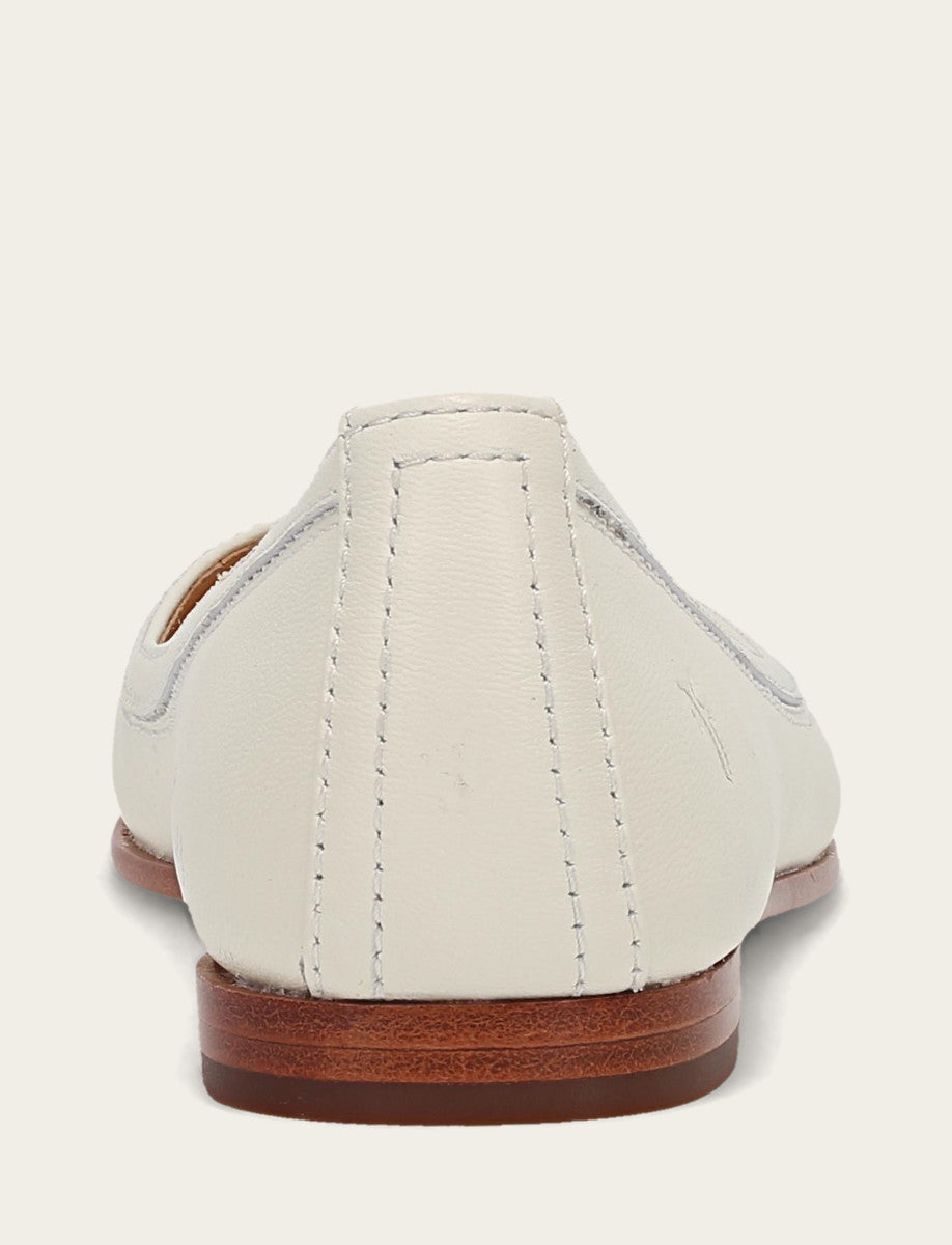 Frye New - Women's White Carson Ballet Flats