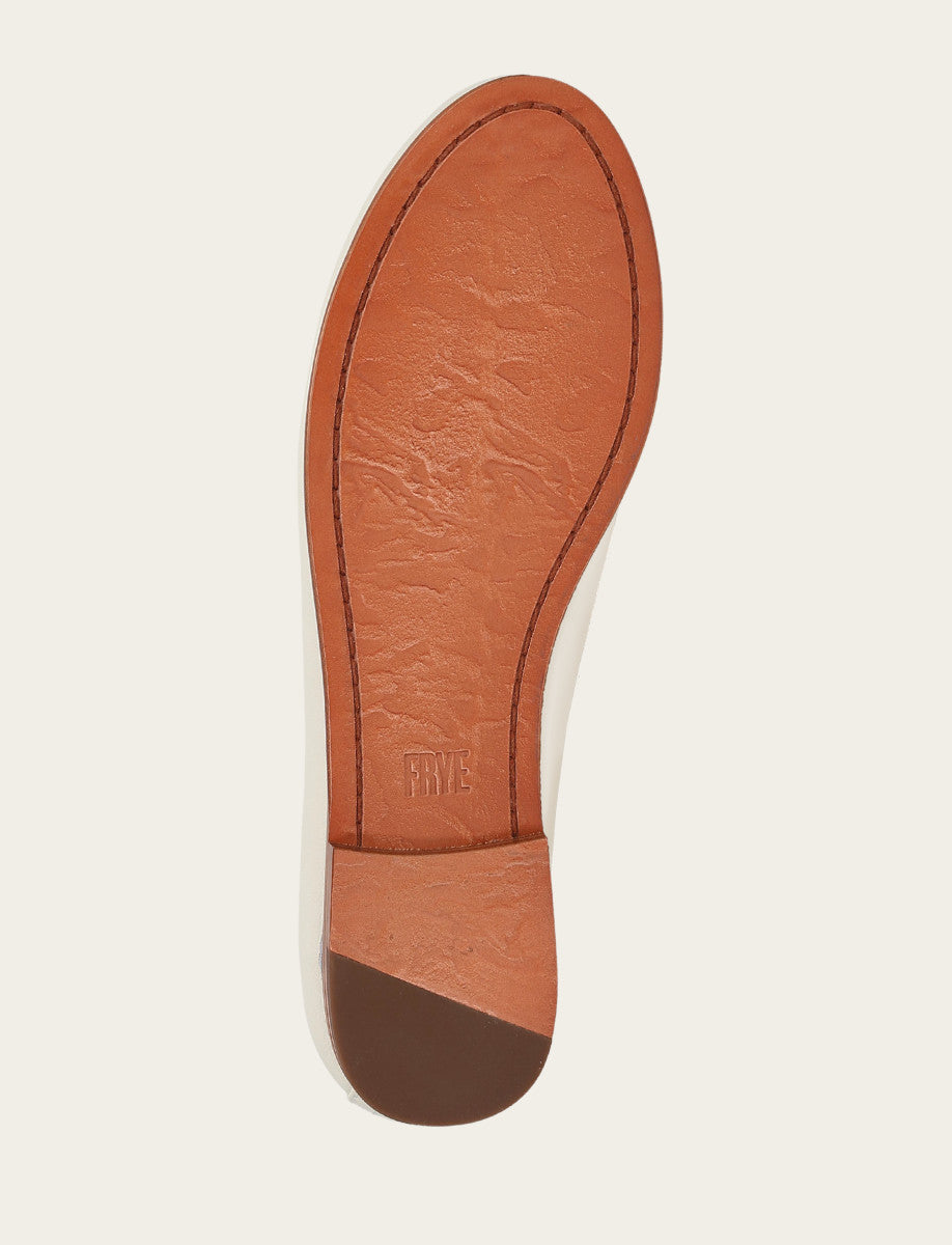 Frye New - Women's White Carson Ballet Flats