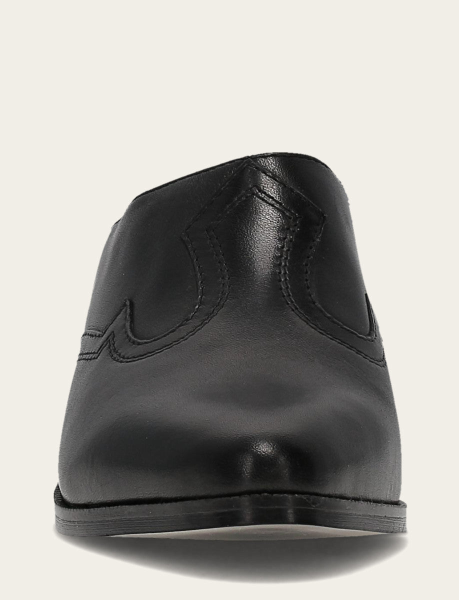 Frye Top Pick - Women's Black Luna Mule