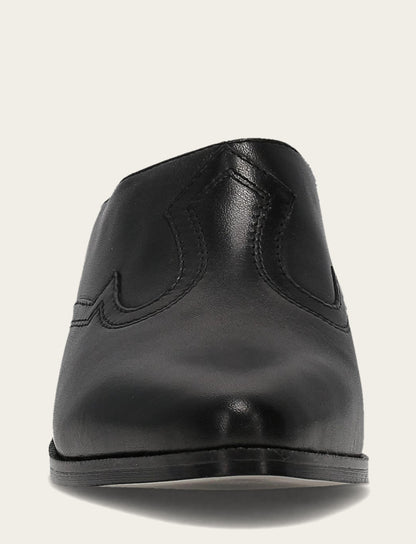 Frye Top Pick - Women's Black Luna Mule