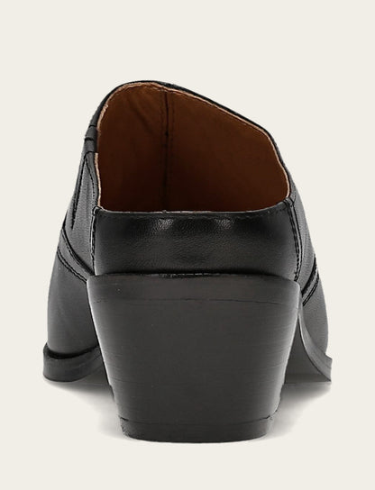 Frye Top Pick - Women's Black Luna Mule