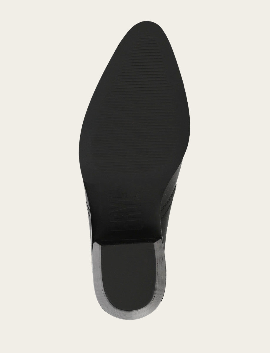 Frye Top Pick - Women's Black Luna Mule