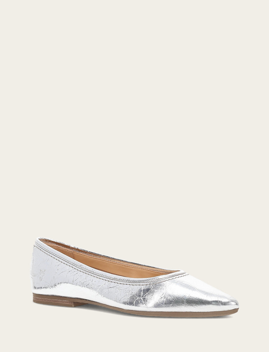 Frye Sale - Women's Silver Heather Ballet Flats