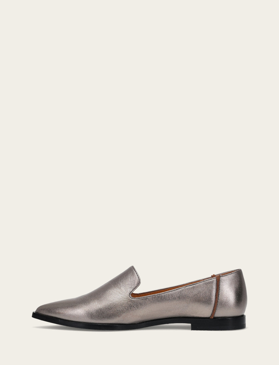 Frye Customer Favorite - Women's Dark Pewter Kenzie Venetian Loafers