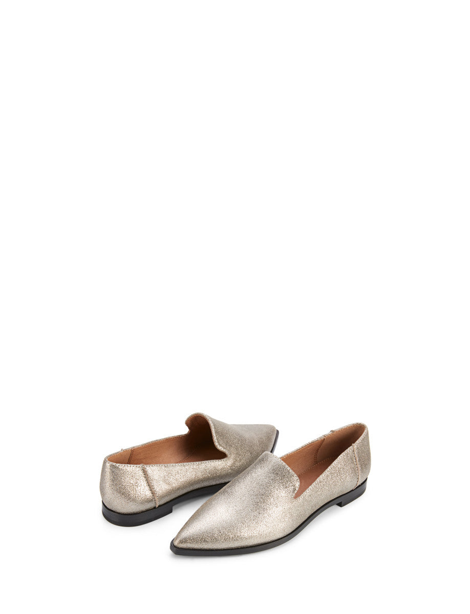 Frye Best Seller - Women's Pewter Kenzie Venetian Loafers