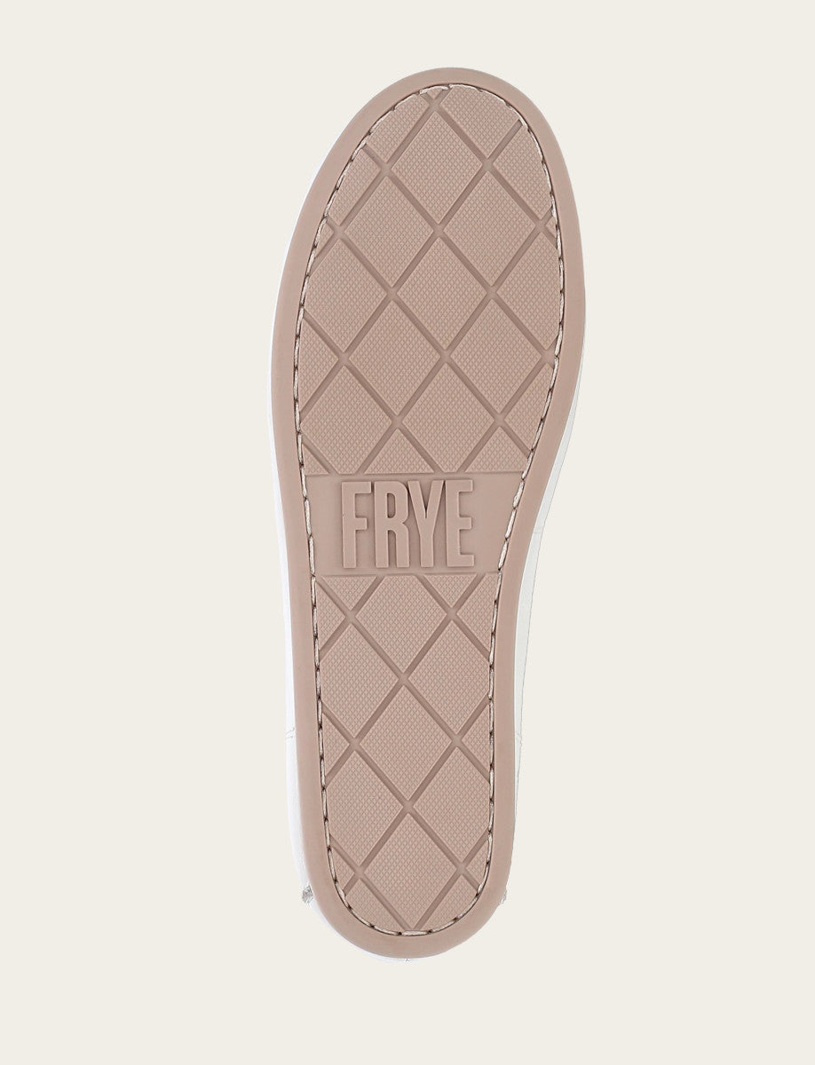 Frye Smart Buy - Women's White Naya Stud Moc Loafers