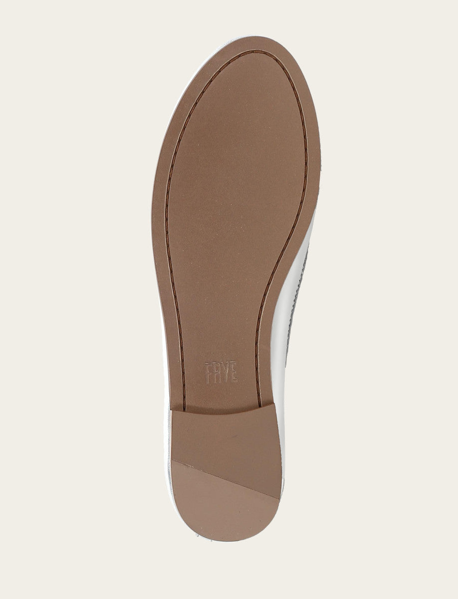 Frye Best Seller - Women's Silver Carson Logo Ballet Flats