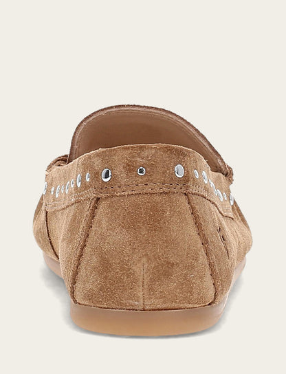 Frye Popular - Women's Almond Naya Stud Moc Loafers