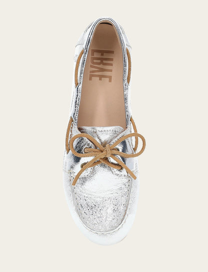 Frye Discount - Women's Silver Naya Boat Shoes