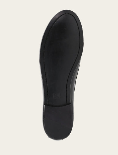 Frye Discount - Women's Black Carson Logo Ballet Flats