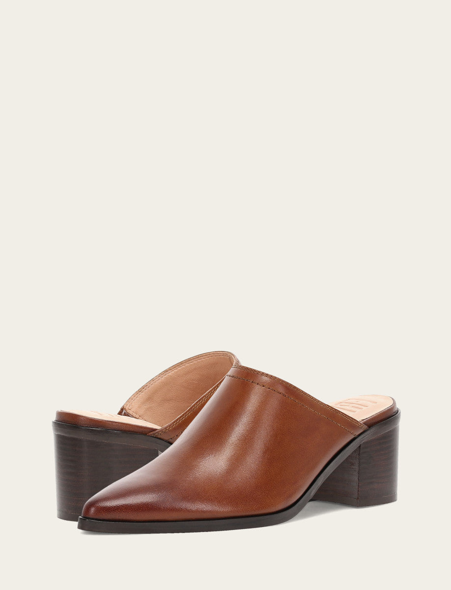 Frye Featured - Women's Cinnamon Sadie Mules