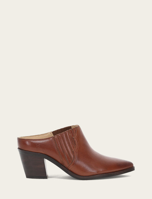 Frye Signature - Women's Cinnamon Sara Western Mules