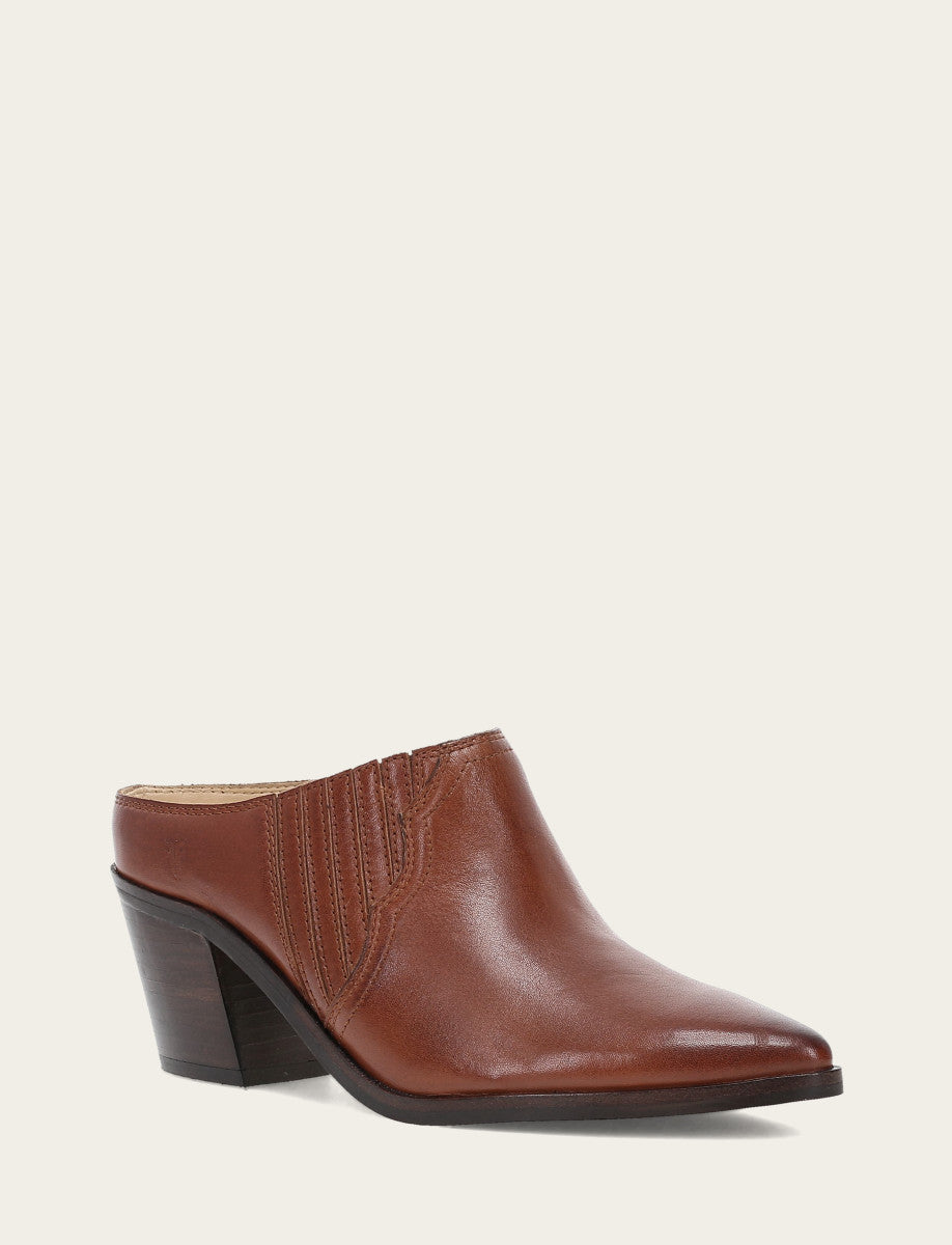 Frye Signature - Women's Cinnamon Sara Western Mules