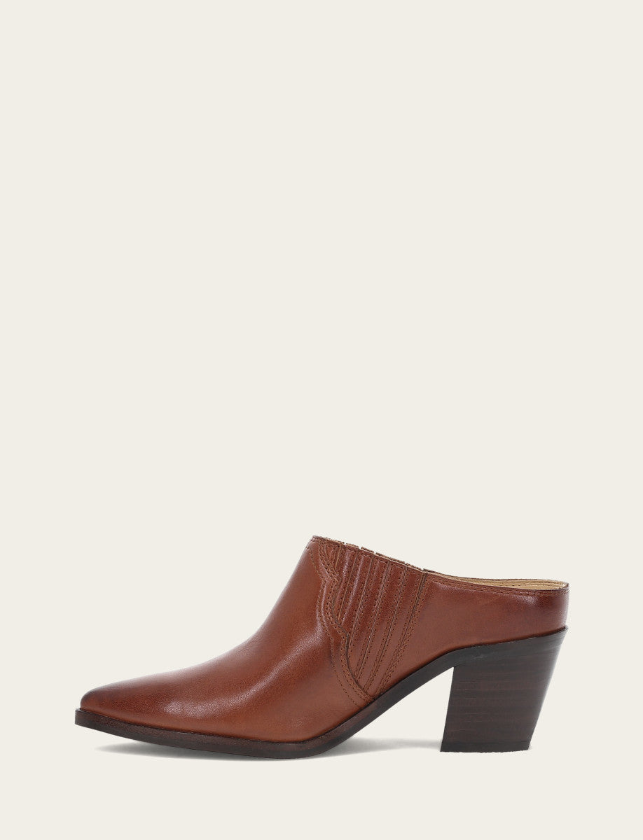 Frye Signature - Women's Cinnamon Sara Western Mules